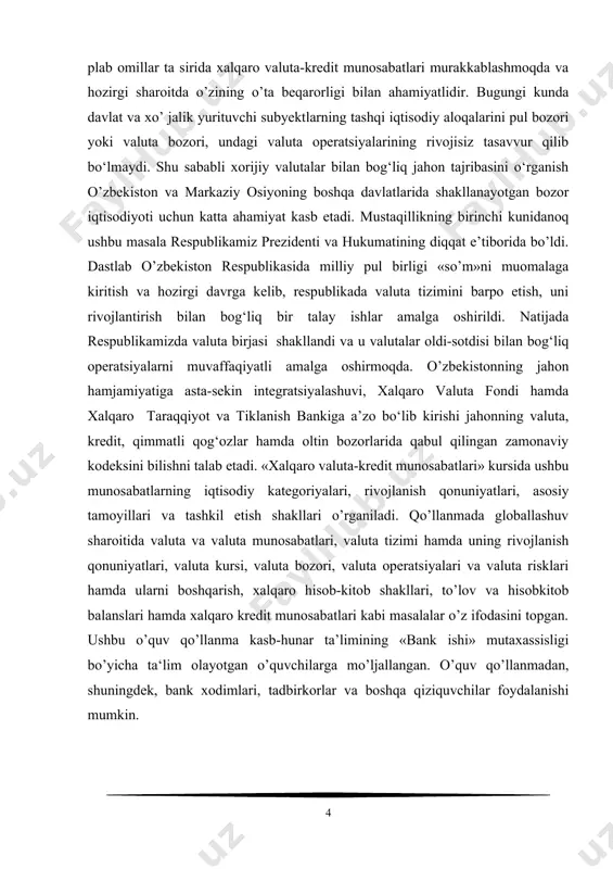 ’rtasidagi har tomonlama aloqalarning kengayishi va chuqurlashuvi har ikki tomon uchun iqtisodiy va siyosiy jihatdan foydali hisoblanadi. shu bilan birga, har bir mamlakat iqtisodiyotining rivojlanishi, uning milliy xo’jaligi ko’p darajada nafaqat bu mamlakatning ichki imkoniyatlari bilan, balki uning xalqaro ijtimoiy mehnat taqsimotida qatnashish darajasi va miqyosi, butun insoniyat resurslari bilan aniqlanadi. bu holatlar jahon xo’jaligi aloqalari va milliy xo’jaliklarning iqtisodiy rivojlanish muammolarini alohida tahlil qilishni taqozo etadi. shunga ko’ra ushbu bobda jahon xo’jaligining tarkib topishi, bunda ishlab chiqarishning baynalminallashuvi va globallashuv jarayonlarining o’rni, xalqaro iqtisodiy munosabatlarning shakllari, jahon infratuzilmasining rivojlanishi, jahon xo’jaligi aloqalarini xalqaro tartibga solish masalalari bayon etiladi. hozirgi davrda jahon iqtisodiy rivojlanishining eng muhim o’ziga xos xususiyatlaridan biri – turli mamlakatlar va xo’jalik mintaqalari o’rtasidagi o’zaro bog’liqlikning o’sib borishi hisoblanadi. jahon xo’jaligi uzoq davrlar mobaynida shakllanib va rivojlanib keldi. ye.f.borisov jahon xo’jaligi shakllanishining to’rtta bosqichini ajratib ko’rsatadi: birinchi bosqich ishlab chiqarishning sanoatlashuvidan oldingi davrda vujudga kelib, dastlab o’sha …