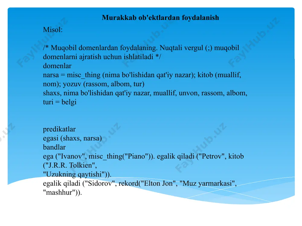 prologtilining asosiy tushunchalari va xulosalari - Page 5