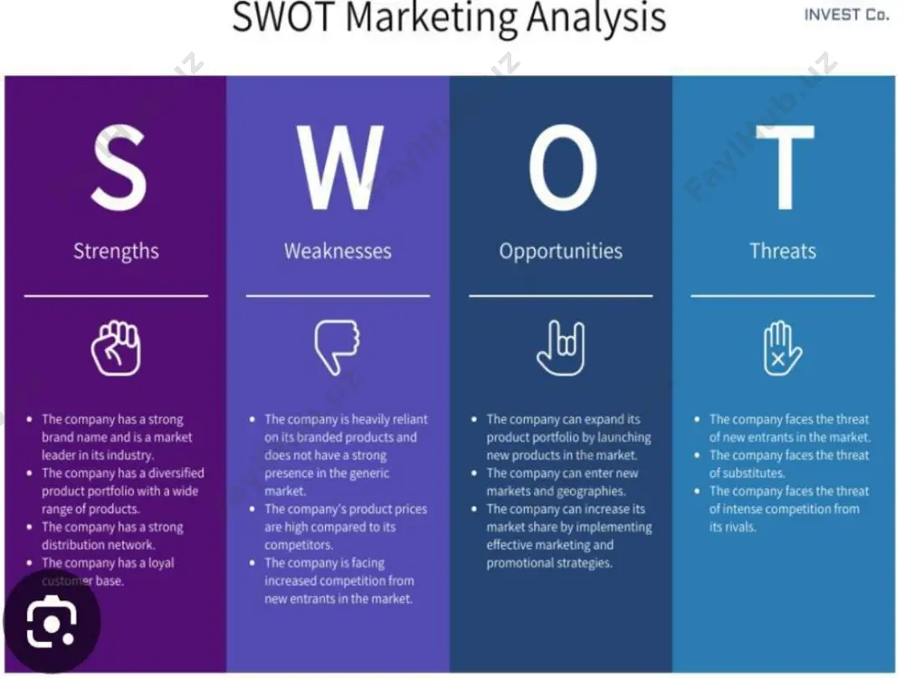 swot marketing analysis invest co. - Page 3