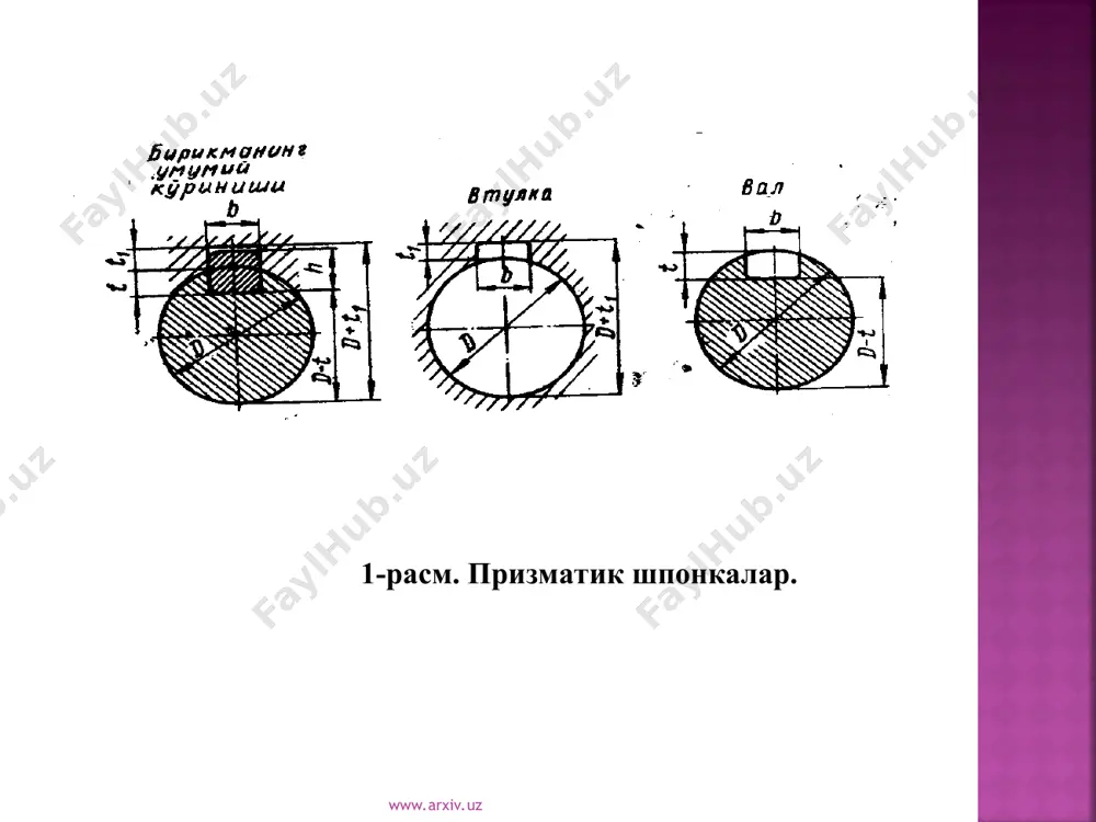 шпонкали бирикмаларнинг деталларини ўлчаш ва назорат қилиш - Page 4