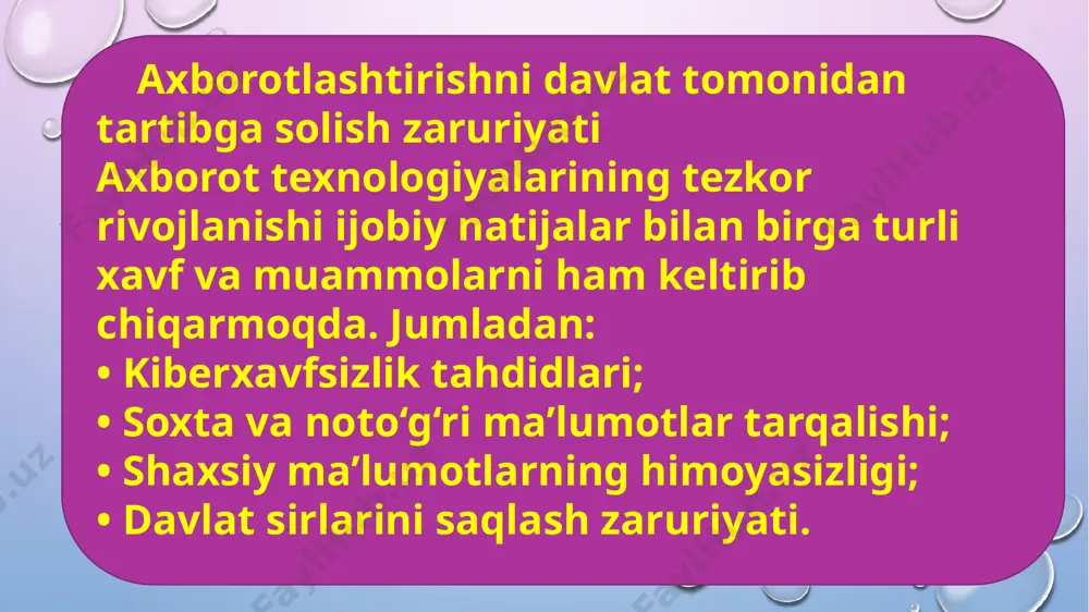 axborotlashtirish sohasi haqida - Page 5