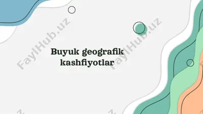 buyuk geografik kashfiyotlar — PPTX
