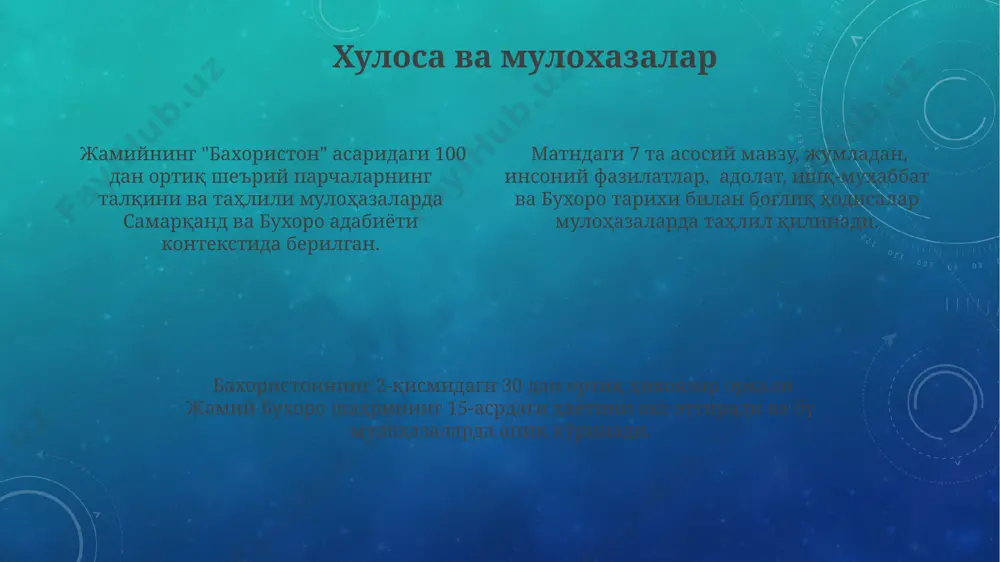 "bahoriston"asari mutolaasi va matni ustida ishlash - Page 4