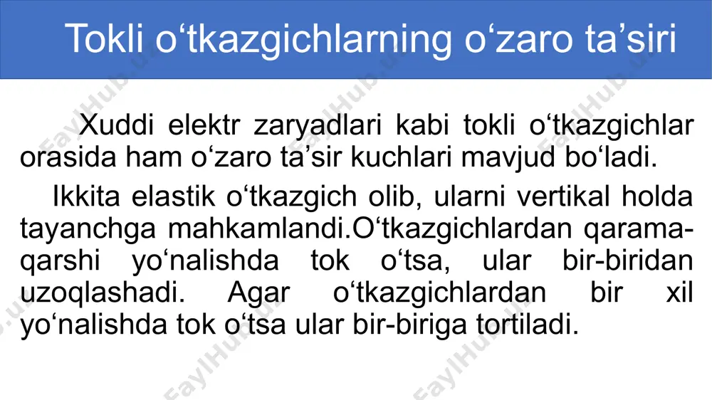 n bir tomonga yo‘nalgan 2 a tok o‘tmoqda. tokli o‘tkazgichlar orasidagi masofa 4 cm. tokli o‘tkazgichlar o‘rtasidagi nuqtada magnit maydon induksiyasi nimaga teng? image1.png image2.png image3.png image4.png image5.png image5.jpg image6.png image7.png image8.png image9.png image10.png image11.png image12.png /docprops/thumbnail.jpeg