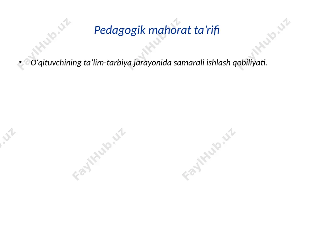 pedagogik mahorat va uning o‘qituvchi faoliyatidagi ahamiyati - Page 3