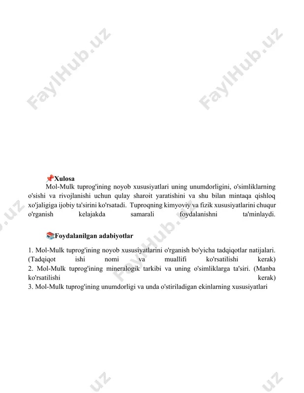 mol-mulk tuprog‘ining noyob xususiyatlari - Page 5
