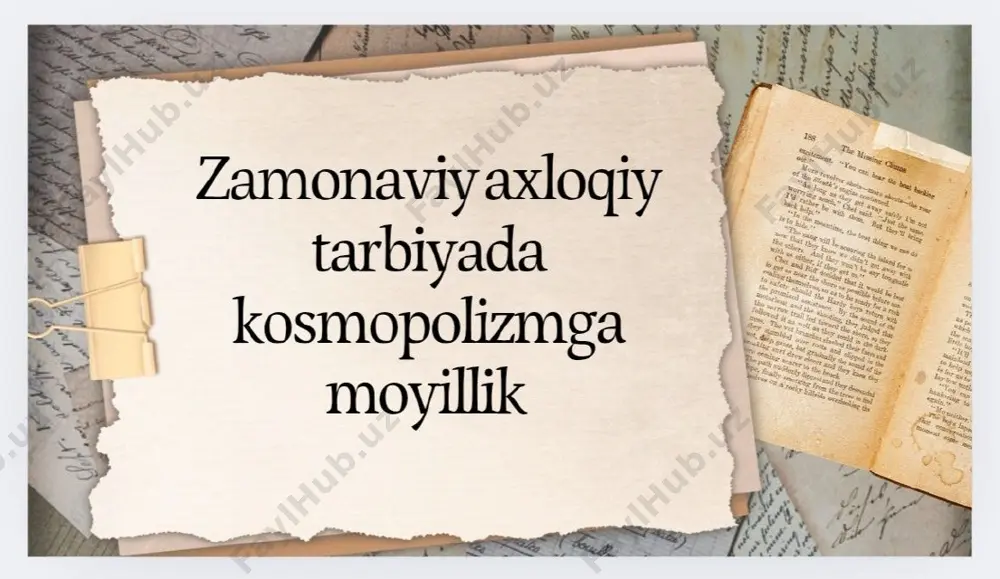 axlogiy tarbiya va kosmopolitizm - Page 2
