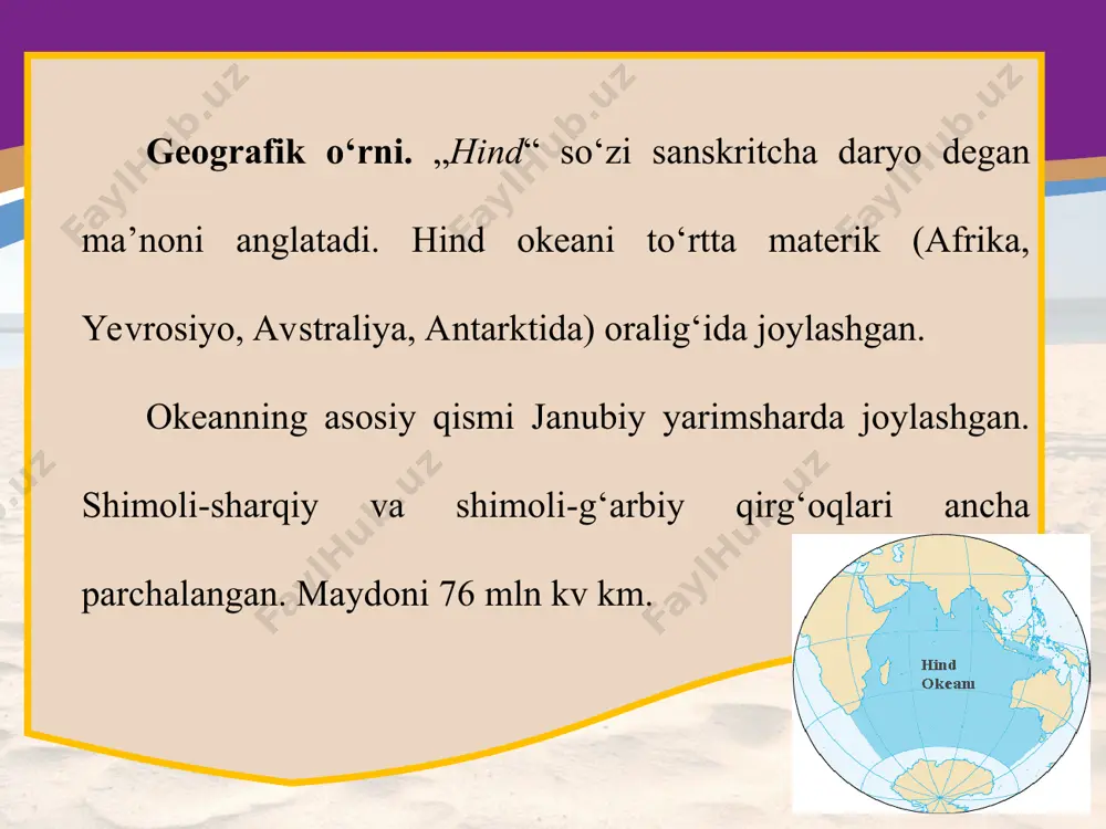 tarktida materigining ta’siri kuchli. mintaqalar yuza suvi nisbatan sovuq bo‘lganligi uchun shunga mos organizmlar yashaydi.