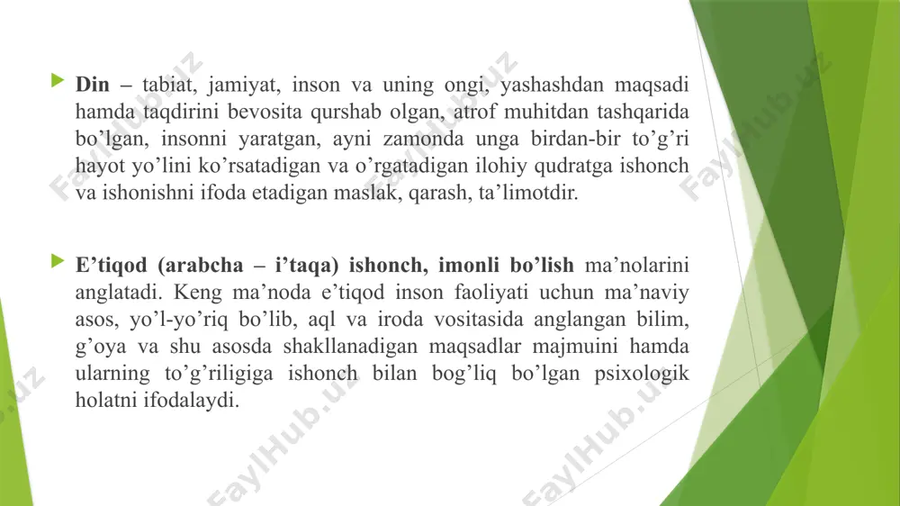 da internetning tahdidlaridan himoyalash bilan bog‘liq. 1990-yillardan boshlab din kibermakonni o‘zlashtirish jarayonida faol ishtirok etmoqda. radikal diniy tashkilotlarning saytlari ko‘p incha dinlararo ziddiyatlarni kuchaytiruvchi virtual munozaralar platformasiga aylanib bormoqda. dunyo dinlari haqidagi bilimlarga ega salohiyatli dinshunoslarni tayyorlash yoshlar ongini ekstremistik g‘oyalar bilan zaharlanishining oldini olishda muhim ahamiyat kasb etadi. dunyo dinlari masalalari borasida ta’lim berish jamiyatda bag‘rikenglik muhitini yaratishning muayyan vositasi bo‘lib xizmat qiladi. ushbu vazifalar o‘zbekistonning 2017-2021-yillarga mo‘ljallangan harakatlar strategiyasida o‘z aksini topgan. 2017-yilda o‘zbekiston respublikasi vazirlar mahkamasi huzurida o‘zbekistondagi islom sivilizatsiyasi markazining tashkil etilishi, markaz tarkibida markaziy osiyodagi eng katta kutubxona va arxiv, qadimiy qo‘lyozma va toshbosma kitoblar, tarixiy dalil va hujjatlar, qo‘lyozmalar fondlarining shakllantirilishi islomshunoslik va qiyosiy matnshunoslik sohasidagi ilmiy tadqiqotlarning ko‘p ayishida muhim omil bo‘ldi. dinshunoslik sohasini takomillashtirishga qaratilgan ushbu chora-tadbirlarning amalga oshirilishi dinshunoslik sohasida ilmiy tadqiqotlarning ko‘p ayishiga sabab bo‘ldi. zamonaviy dinshunoslikning qaror topishida bir qator ijtimoiy- gumanitar olimlarning fanlararo tadqiqotlari va dinshunoslikning quyidagi yangi …