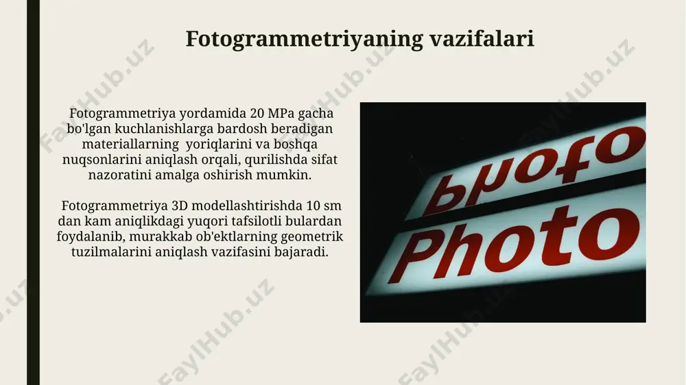 fotogrammetriya fanining maqsadi va vazifalari - Page 4
