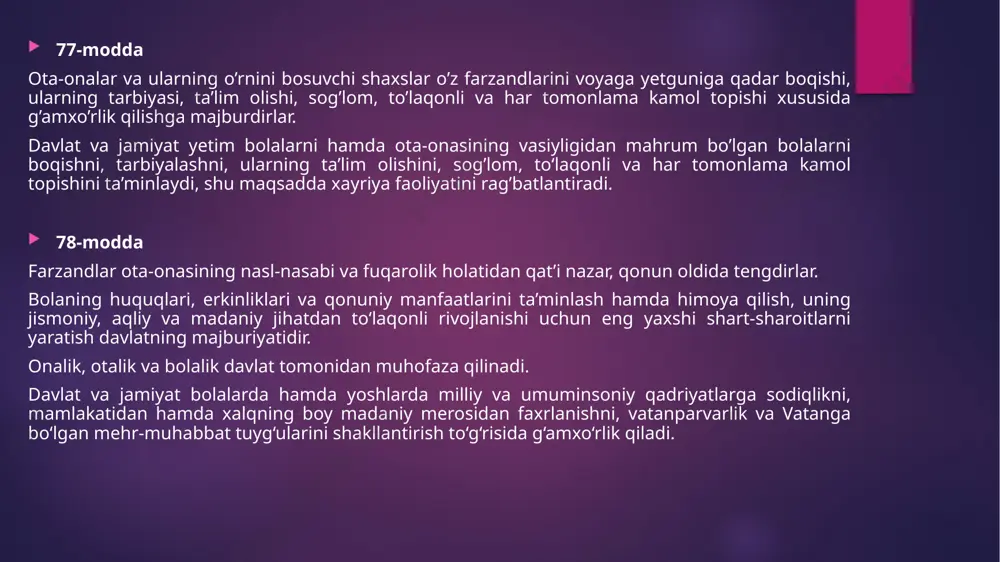 oila huquqining manbalari - Page 4