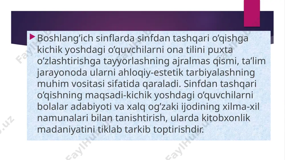 sinfdan tashqari o’qish darslarida ta’lim metodlari - Page 5