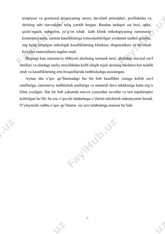 xastalik kechki bosqichlarda boʼlib, oʼsmaning koʼkrak bezida oʼtirgan “shishgan jonzot” sifatida taʼriflagan, uni oziqlantiruvchi tomirlar esa “yoniga tarqalgan qisqichlar” ni eslatishini yozib qoldirgan. tashqi koʼrinishidan boʼgʼimoyoqlilarni, yaʼni qisqichbaqani eslatganidan gippokrat kasallikni «karkinos» grekchadan tarjimada qisqichbaqa deb nomladi. оnkogenez оnkogenezni ko’rib chiqishda e’tiborni to’rt jihati diqqatga sazovor: epidemiologiya, etiologiya, o’sma o'sishi boshlangan dastlabki to'qima ahamiyati, tana hujayralarining xavfliga (yomon) aylanishi. epidemiologiya xavfli o’smalarning epidemiologiyasi populyatsiyaning ayrim guruhlarida kasalliklarining tarqalish xususiyatlarini o'rganadi. ular aholining yashash sharoitlarining turli jihatlarini va bu sharoitlarning kasallanishga ta'sirini tavsiflaydi. uning vazifasi turli mamlakatlarda turli xalqlarda va turli cheklangan populyatsiyalarda xavfli o'smalarning tarqalishini qiyosiy o'rganishdir. masalan, yaponiyada sut bezi saratoni evropaga qaraganda kamroq tarqalgan; bo'qoq kasalligi ko'p bo'lgan joylarda qalqonsimon saraton tez-tez uchrab turadi. xavfli o'smalarning epidemiologiyasi ularning rivojlanishiga quyidagi omillarning ta'sirini o'rganmoqda: maishiy odatlar, ovqatlanish xususiyatlari, zararli kimyoviy moddalar ta'siri, fizik (sanoat) omillari, ijtimoiy-iqtisodiy sharoitlarning ta'siri, tamaki chekish, quyoshning kuchli nurlanishi ta'siri, milliy urf-odatlar va yosh. epidemiologik …