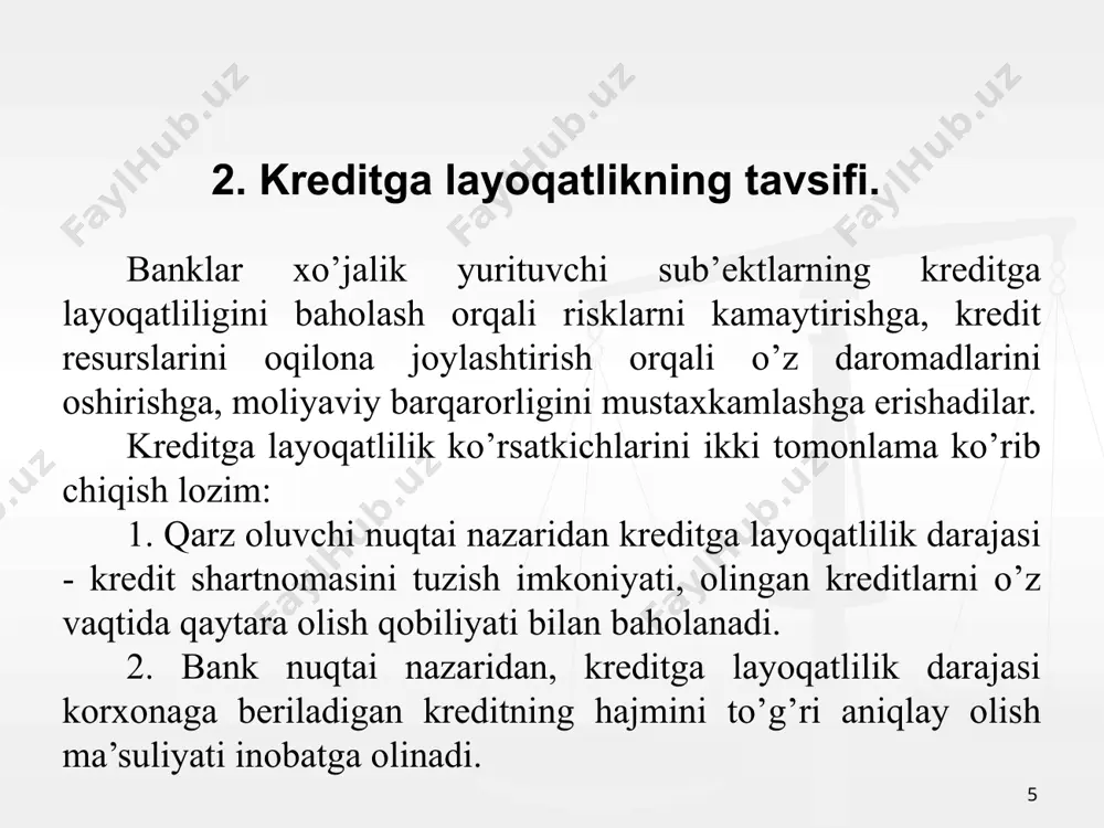 onalligi etarli emasligi; 2) ijrochining javobgarligi etarli emasligi; 3) tashkiliy muammolar; 4) ma'lumotlar va bilimlar bazasida buzilish hamda ma'lumotlarning yo'qolishi. risklarni tasnifi. 1. vujudga kelish manbalariga ko'ra: -ishlab chiqarish faoliyati bilan bog'liq risk; -inson omili bilan bog’liq risk; -axborot riski. 2. paydo bo'lishiga ko'ra: tashqi va ichki risk. 3. qarorlarni qabul qilish darajasi bo'yicha: makroiqtisodiy (global xavf) va mikroiqtisodiy (mahalliy) xavf. 4. vaqt davomiyligi bo'yicha: qisqa muddatli va doimiy risklar. 5. sug'urtalash imkoni bo'yicha: sug'urtalanadigan va sug'urtalanmaydigan risklar. 6. qonuniylik darajasi bo'yicha: asosli (qonuniy) va asossiz (qonunga xilof) risklar. nomi xavf tarkibi ishlab chiqarish mijoz oldidagi majburiyatlarning bajarilmasligi. ushbu xatarlar ishlab chiqarish quvvatlarining buzilishi sababli ishlab chiqarishni to'xtatish natijasida yuzaga keladigan yo'qotishlar bilan bog'liq; asosiy vositalar yoki aylanma mablag'larga yetkazilgan zarar: yangi texnika yoki texnologiyani joriy qilishda yo'qotishlar mulkiy tadbirkor tomonidan mol-mulkni yo'qotish ehtimoli bilan bog'liq savdo to'lovlarni rad etish yoki kechiktirish, tovarlarning kam yetkazib berilishi va boshqalar sababli yo'qotishlar …