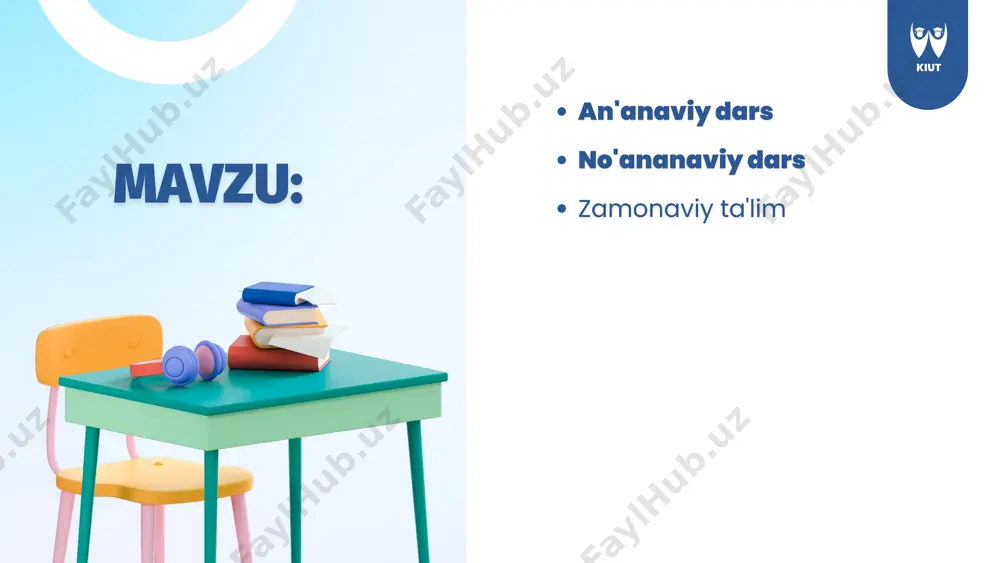 an‘anaviy va no'ananaviy darslar mohiyati - Page 2