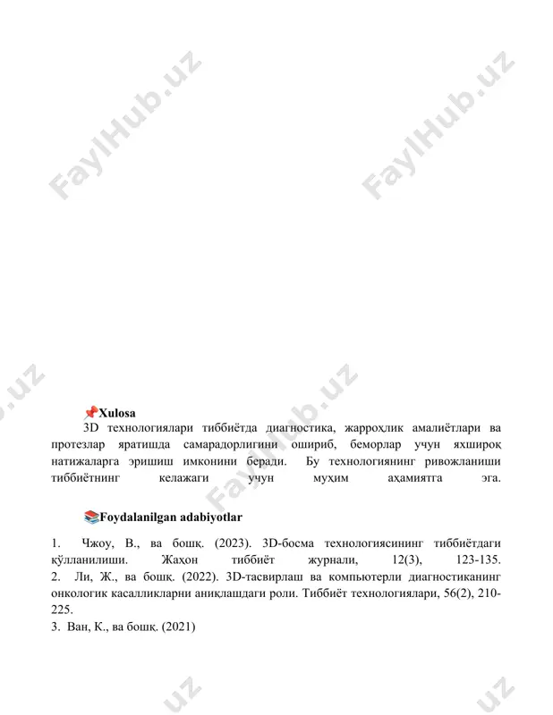 3d-texnologiyasi tibbiyotda - Page 5