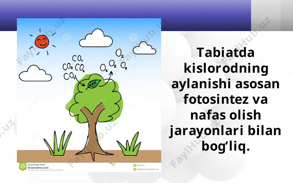 kislorodning tabiatda aylanishi. havo va uning tarkibi. havoni ifloslanishdan saqlash. - Page 4