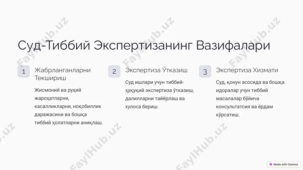 ўзбекистонда суд-тиббий экспертиза хизмати - Page 3