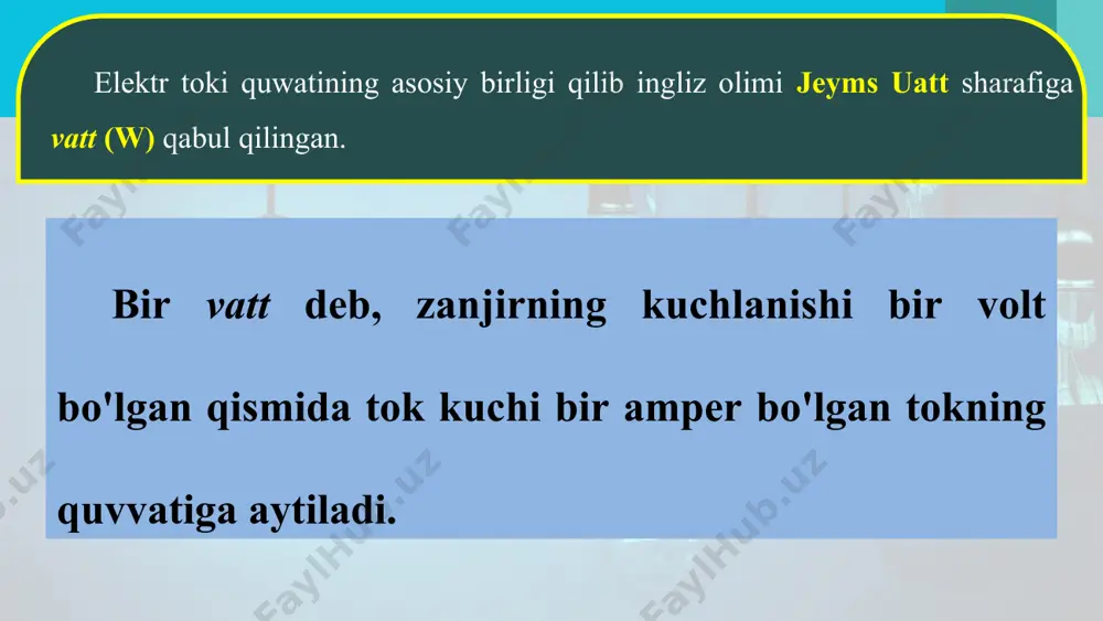 elektr tokining quvvati 8 - sinf - Page 5