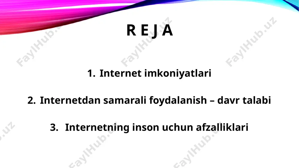 alari va kommunikatsiyalarini rivojlantirish vazirligi rahbarlari hisobot berdilar. majlisda belgilangan vazifalarni to‘liq va muddatida bajarish, jumladan internet tezligini keskin oshirish va sifatini yaxshilash, mobil xizmat turlarini ko‘paytirish, xalqaro etakchi telekommunikatsiya kompaniyalari bilan aloqalarni kuchaytirish, “elektron hukumat” tizimini yanada rivojlantirish hamda axborot xavfsizligini ta’minlash bo‘yicha tegishli topshiriqlar berildi. o‘zbekistonda internetga ulash xizmatini ko‘rsatish bo‘yicha raqobatbardosh muhit mavjud emasligi hamda shimoliy, ya’ni qozog‘iston rossiya internet-kanaliga bog‘liq bo‘lgan vaziyat yuzaga kelganligi sabab internetga ulanish mdh davlatlarinikiga nisbatan ancha sekin va qimmat hisoblanadi. ushbu muammoni o‘zbekiston yangi tashqi kanallar ochish evaziga hal qilishni mo‘jallamoqda. internetga ulanish tezligining oshishi va barqarorligining o‘sishiga turkmaniston, eron, qirg‘iziston va xitoy davlatlari orqali yangi tashqi kanallar ochish orqali erishish ko‘zda tutilmoqda. shu yilning oxirigacha ushbu davlatlarning milliy operatorlari bilan kanallarni ijaraga olish va sotib olish to‘g‘risidagi kelishuvlar imzolanadi. bunda, shimoliy yo‘nalishdagi kanaldan voz kechish to‘g‘risida hech kim fikr yuritayotgani yo‘q, shunchaki u qatori, aholining ehtiyojlarini qoplaydigan yangi qo‘shimcha kanallar …