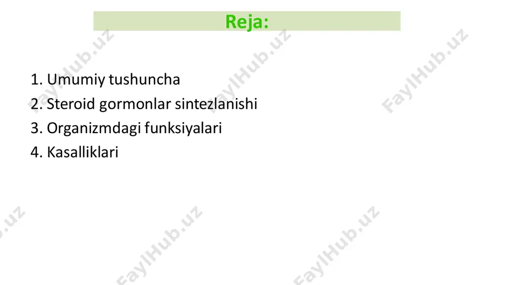↑- erkaklarda erta balog’atga yetish va ayollarda noaniq jinsiy a’zolar glukokortikoid↓(kortizol) – aktg↑ mineralokortikoid ↑ ↑ ↑- gipertenziya jinsiy gormon -17-gidroksipregnenolon,17-gidroksiprogesteron↓ - gipogonadizm 17-α-gidroksilaza yetishmovchiligi.