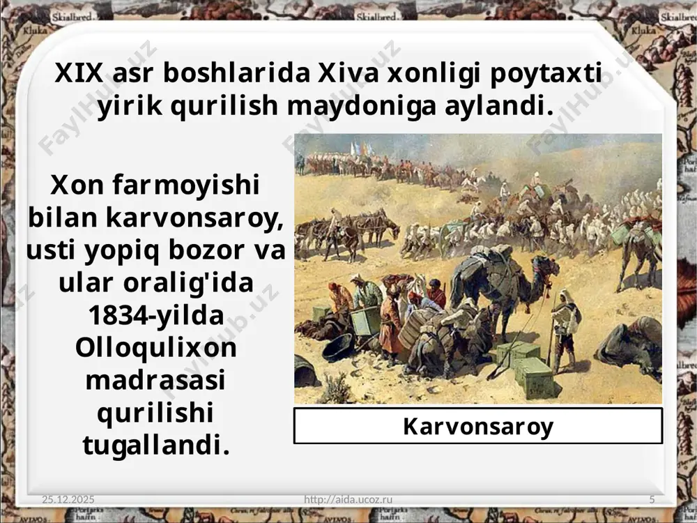 xiva xonligida shaharlar hayoti 8-sinf - Page 5