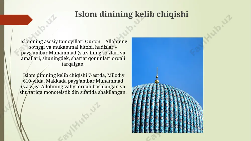 islom dinni va uning asosiy gʻoyallari - Page 3