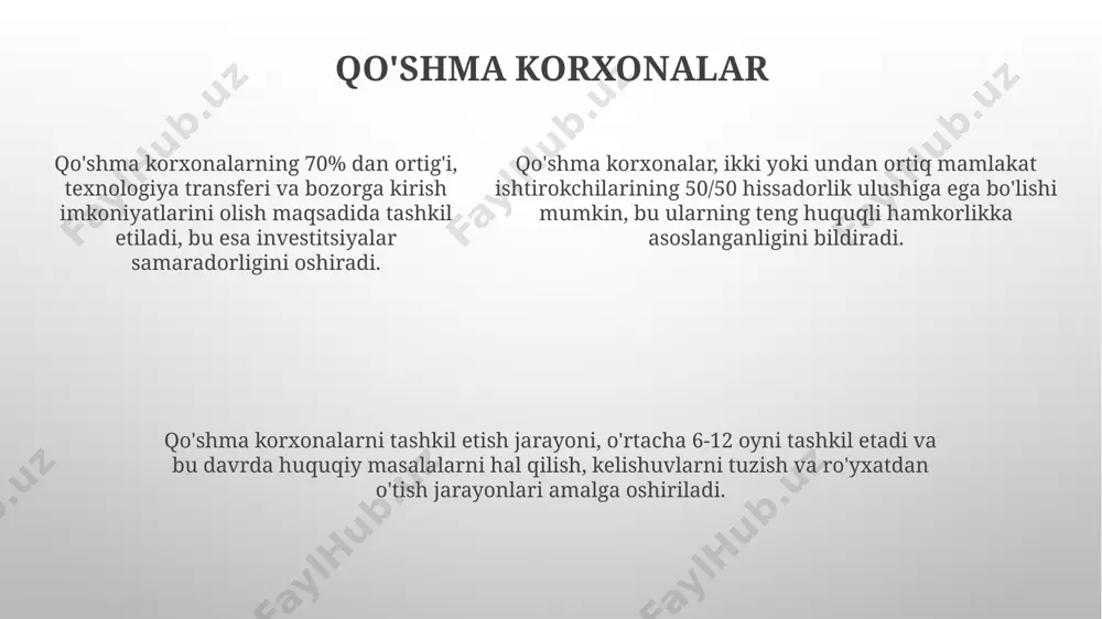 xalqaro investitsiyalarning turlari va shakllari - Page 5