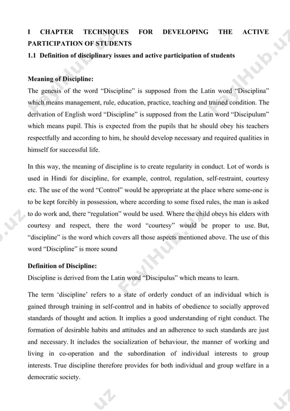 democratic society, to provide help to man in achieving knowledge, strength, habits, interest and ideas which are envisaged for the up-gradation of self, his companies and whole of the society. importance of discipline: discipline is very much important in life. in absence of it man cannot utilize powers properly given by nature (god). through discipline only man can attain power and by this power he becomes capable of developing of his natural tendencies with personal view point. along with it, discipline is also very much important from social view point. the great philosopher, aristotle said, “a nation is not built by mountains and trees, for withstanding it is built by character of its citizens”. this statement is completely true. when the citizens of some country would be disciplined they would be capable of taking their country on the path of progress. a disciplined person is of good character, and pious …
