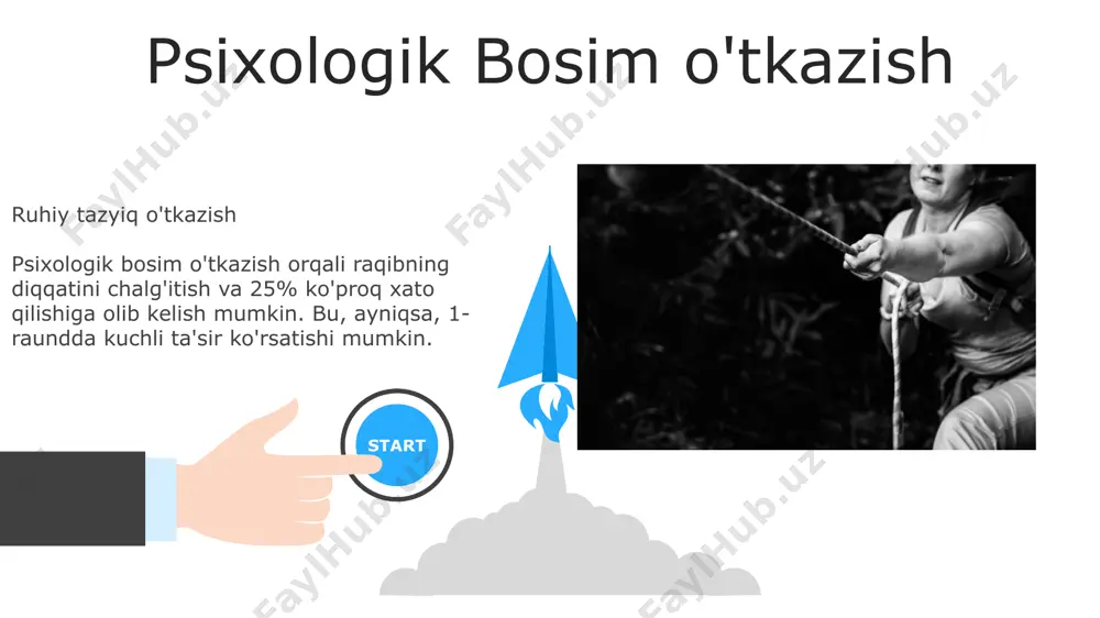 qo'l hujumi, qarshi zarba berish va tezkor kombinatsiyalarni chuqur o'rganing. ularga qarshi kurashishning 5 ta potensial strategiyasini aniqlang. e'tiboringiz uchun rahmat @taqdimot_robot image5.jpg image6.jpg image7.jpg image8.jpg image9.jpg image10.jpg image11.jpg image12.jpg image13.jpg image14.jpg image15.jpg image16.jpg image1.jpeg image2.jpeg image3.jpeg image4.jpeg