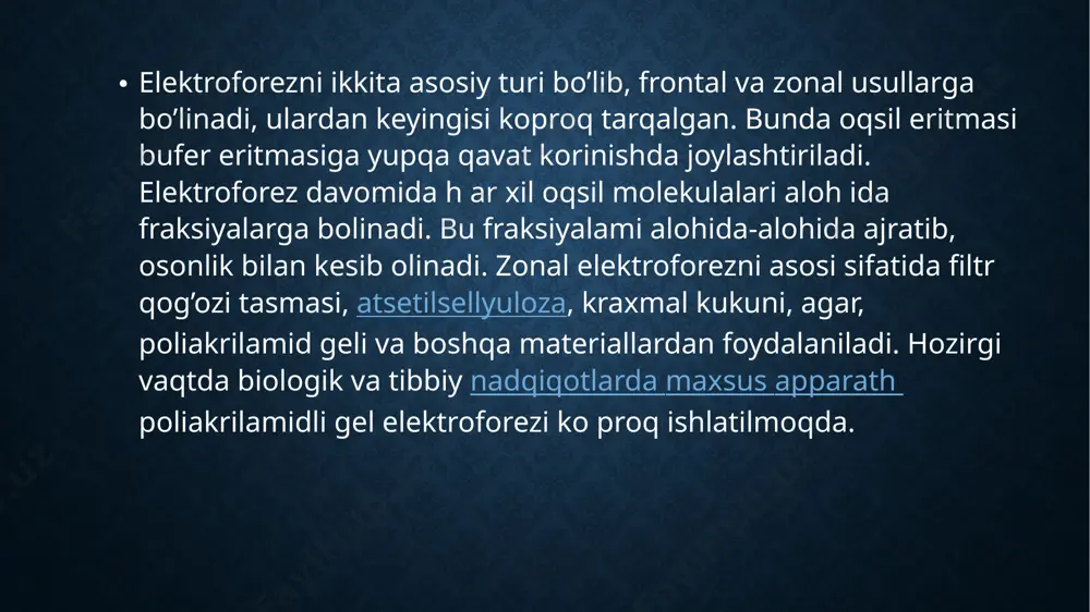 elektroforez usullari bilan tanishish - Page 5