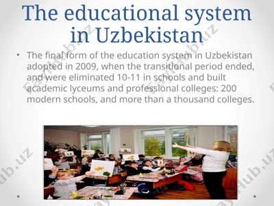 the educational system in uzbekistan2023.pptx — PPTX