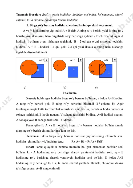 ) ( ) ( ) ( ) ab p b p a b p ab p a p b a p - = - = , n b b b ,..., , 2 1 ( ) ( ) ( ) a p a p a p n b b b ,..., , 2 1 n b b b ,..., , 2 1 ( ) ( ) ( ) ( ) ( ) ( ) ( ) a p b p a p b p a p b p a p n b n b b + + + = ... 2 1 2 1 n b b b ,..., , 2 1 n b b b × × × ... 2 1 a b a b a b n ,..., , 2 1 ( ) ( ) ( ) ( ) a b p a b p a b p …