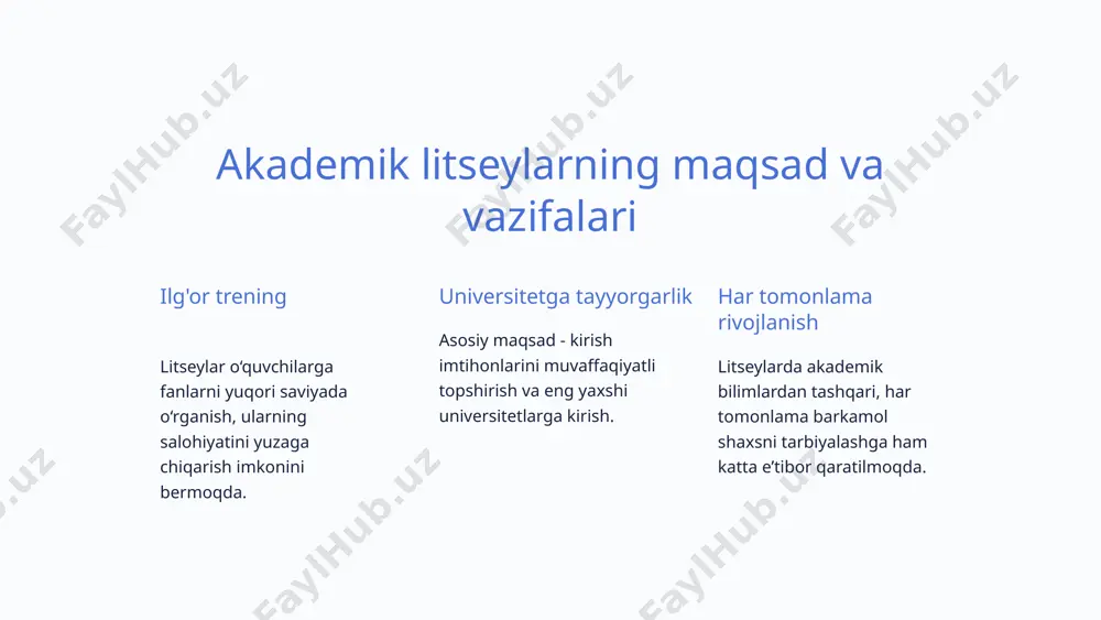 akademik litseylar haqida ma'lumot - Page 5