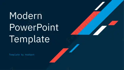 modern powerpoint template — PPTX