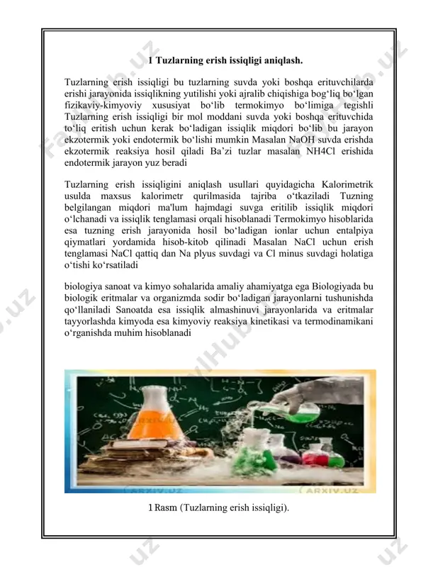. bufer eritma – bu kuchsiz kislota va uning tuzi yoki kuchsiz asos va uning tuzidan tashkil topgan eritma bo‘lib, tashqi ta'sirga qaramasdan o‘z ph qiymatini bir xil darajada saqlash xususiyatiga ega. bufer eritmalar muvozanatni saqlashda muhim ahamiyatga ega va kislotaning yoki asosning qo‘shilishiga qarshilik ko‘rsatadi. bufer eritmalar tarkibiga kuchsiz kislota va uning kuchli asosli tuzi yoki kuchsiz asos va uning kuchli kislotali tuzi kiradi. masalan, sirka kislotasi va natriy asetatdan iborat eritma yoki ammoniy gidroksid va ammoniy xlorid aralashmasi bufer eritma hosil qiladi. bufer eritmalarni hosil qilish uchun kuchsiz kislota bilan kuchli asos yoki kuchsiz asos bilan kuchli kislota aralashtiriladi. bu jarayonda hosil bo‘lgan aralash ph qiymatini bir xil saqlash imkonini beradi. bufer eritmalar o‘z xususiyatlarini le shatelye printsipiga asoslangan holda namoyon qiladi. agar eritmaga kislota qo‘shilsa, undagi asos ionlari qo‘shilgan vodorod ionlarini neytrallashtiradi. agar asos qo‘shilsa, undagi kislota ionlari qo‘shilgan gidroksid ionlarini neytrallashtiradi. shu sababli, bufer eritma ph …