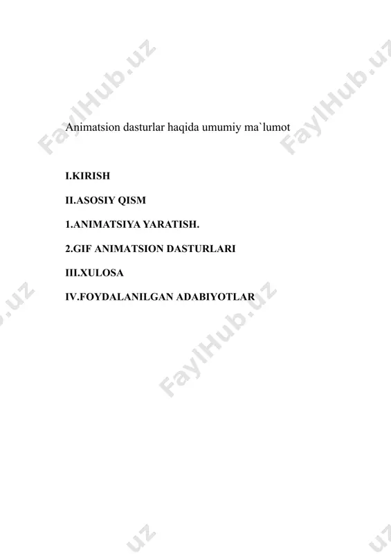 adabiyot asosida)uyg'onish davri gumanizmi umuman uyg'onish davri adabiyotiadabiyotda insonparvarlik muammosi bugungi kunda multfilmlar va animatsiya yaratish uchun juda ko'p sonli dasturlarni topishingiz mumkin. ularning har birining afzalliklari ham, kamchiliklari ham bor. ular yordamida oddiy animatsiyalar (masalan, bannerlar va animatsion avatarlar) va murakkab (professionalgacha) multfilmlar yaratish mumkin. keling, "qanday qilib multfilm qilish kerak?" degan savolga javob topish uchun ushbu vositalar to'plamini tushunishga harakat qilaylik. tez va tezroq ishlash uchun qaysi dasturni tanlash yaxshidir sifatli natija ajam animatormi? gif animatsion dasturlari oddiy animatsiyalar va bannerlarni yaratish uchun deyarli barcha dasturlarning ishlash printsipi bir-biriga silliq oqadigan bir nechta freymlarni yaratishdir. ushbu o'tish avtomatik ravishda yaratilishi mumkin. odatda rasmlarni ramkalar uchun manba rasmlar sifatida ishlatishingiz mumkin jpg formatlari, png, bmp va boshqalar mavjud bo'lgan avtomatlashtirish funktsiyalari siz uchun ishning asosiy qismini bajaradi. natijada siz professional ko'nikmalardan foydalanmasdan chiroyli animatsiyalarga ega bo'lasiz. bunday dasturlarning namunasi - animatsiya qilingan gif producer. uning yordami bilan videofayllarni yoki …
