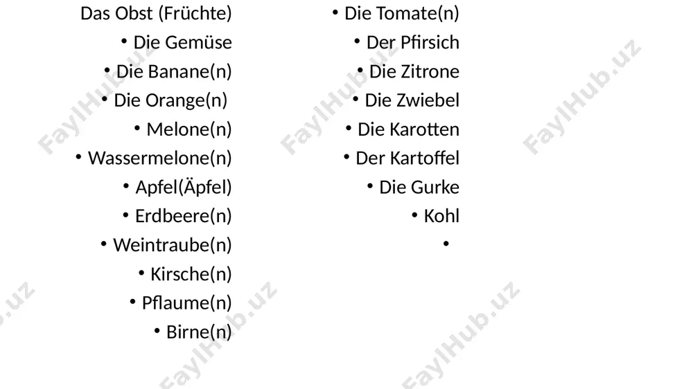 obst und gemüse - Page 2