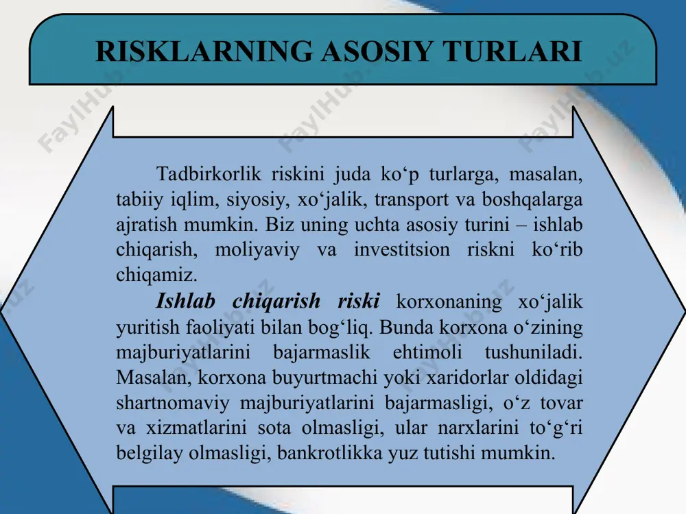 iqtisodiy faoliyatda tadbirkorlikni sug'urtalash - Page 5