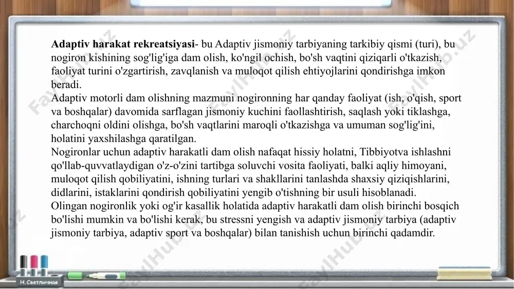 adaptiv jismoniy tarbiya turlari (tarkibiy qismlari) - Page 5