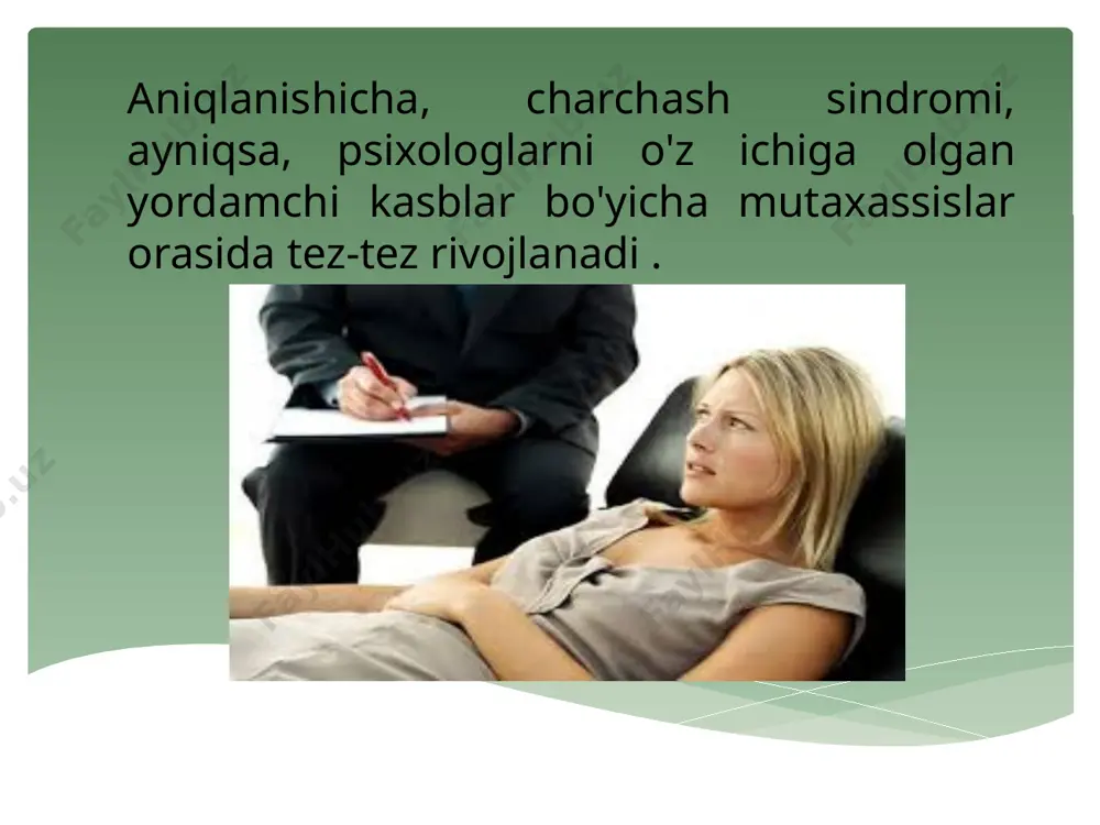 psixologlarning kasbiy so'nish sindromi - Page 5