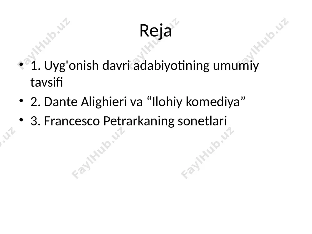 uyg`onish davri g'arb adabiyoti - Page 2