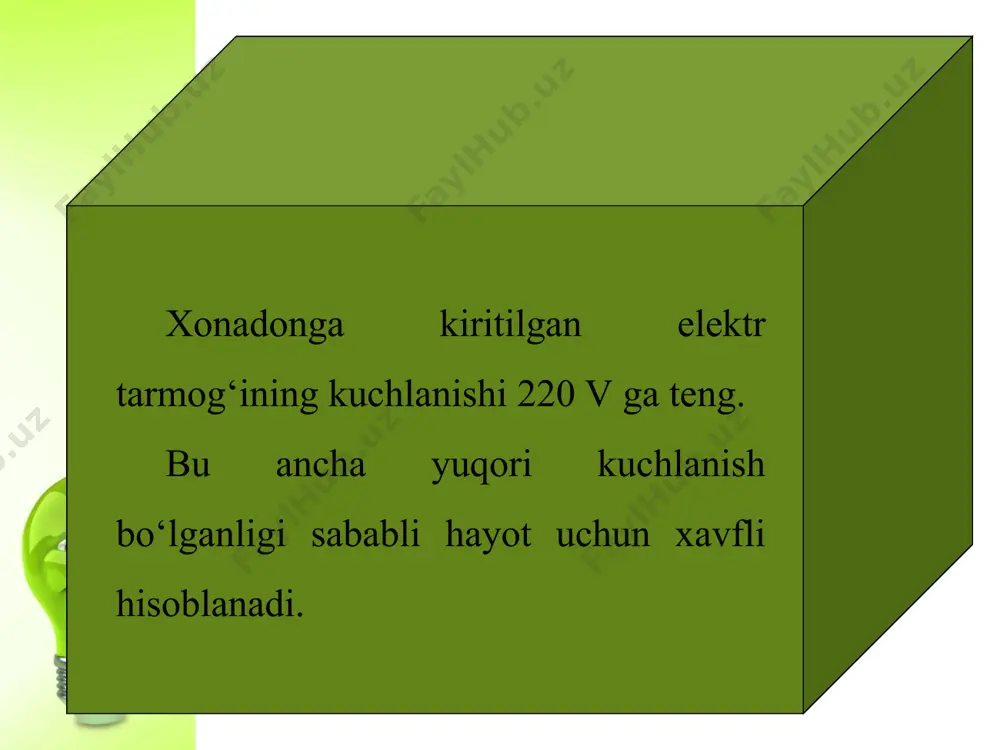 xonadondagi elektr asboblari. elektr energiyasini tejash 6-sinf - Page 5