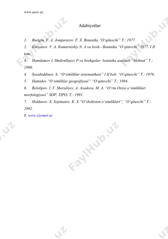 edafiк, biotiк va antropogen omillar. o‘simliкlarning hayot shaкillari - Page 4