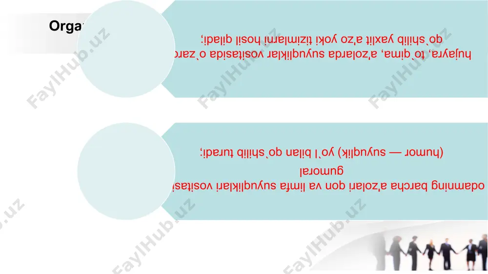 zm qilish jarayonida ovqatni ingichka ichakka to'g'ri vaqtda o'tkazish uchun "pilorik" valvani (kapalak shaklida eshik) ochadi. oshqozonning tuzilishi: oshqozon bir nechta qismlarga bo'linadi: kardiya – oshqozonning yuqori qismi, bu yerda oziq-ovqat qizil eshik orqali oshqozonga kiradi. fundus – oshqozonning yuqori qismi, bu yerda havoni saqlaydi. corpus – oshqozonning asosiy qismi, bu yerda oziq-ovqat qayta ishlanadi. pilorik qismlar – oshqozonning pastki qismi, bu yerda oziq-ovqatni ingichka ichakka o'tkazishga yordam beradi. hajmi: oshqozonning hajmi odatda 1,5-2 litrni tashkil qiladi, ammo u ovqat bilan to'ldirilganda hajmi kengayishi mumkin. oshqozonning kengayishi va qisqarishi uning elastikligi bilan bog'liq. buyraklar — bu organizmda chiqindi moddalarni filtrlovchi va muhim biologik jarayonlarni amalga oshiruvchi ichki organlar hisoblanadi. ular organizmni ortiqcha suyuqliklar, toksinlar va boshqa zararli moddalar bilan tozalashda muhim rol o'ynaydi. buyraklarning tuzilishi: buyraklar tanada ikki bo'lakdan iborat, ular o'ng va chap buyraklardir. har bir buyrakning tuzilishi quyidagicha: kortex – buyrakning tashqi qismi, bu yerda qonning filtrlanishi boshlanadi. …