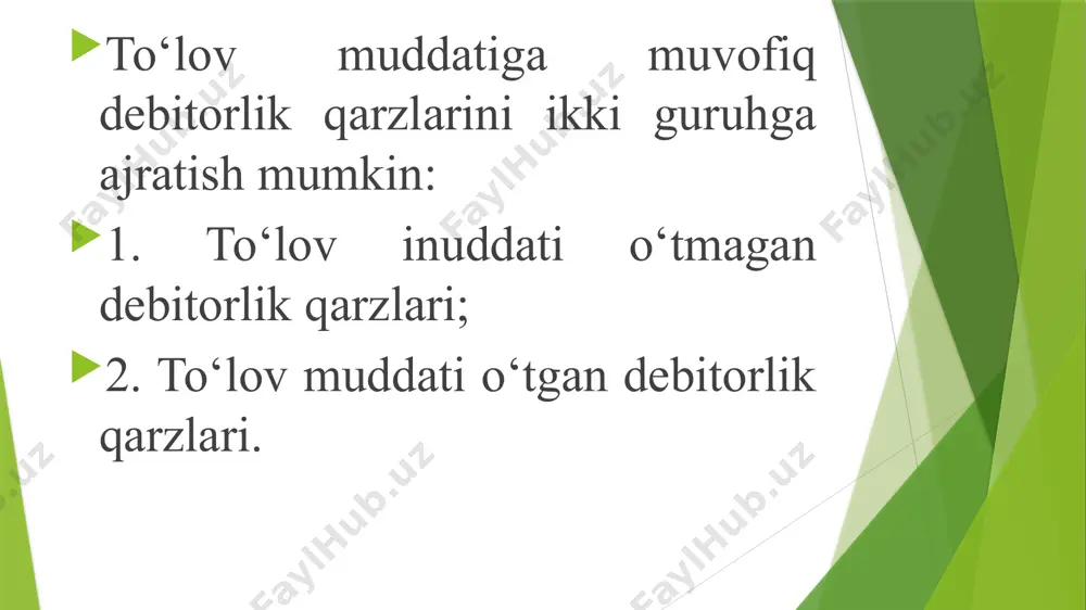 debitorlik va kreditorlik qarzlarini boshqarish - Page 3