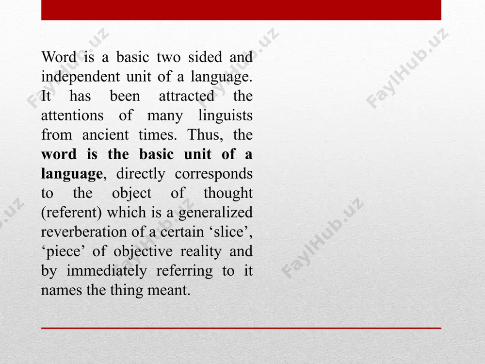 pounds such as: three – cornered, fifteen – fold, six – fold, five – sided polygon, пятиэтажный, треугольный. uzbek compound words are classified: a) from the point of view of the way the components of the compound are linked together: хомкалла, кўксултон, искабтопар. b) from the point of view of agreeing: тўйбоши, китобсевар, дунёқараш. с) from the point of view of the relationship between subject and predicate: first elements of such kind compound will be predicate: гўшткуйди, келинтушди. there are 6 types of compound words in uzbek: compound words compound nouns compound adjectives compound verbs compound pronouns compound adverbs compound number most frequently spread english and russian compound words are: compound words compound nouns compound adjectives compound adverbs compound verbs thanks for attention /docprops/thumbnail.jpeg
