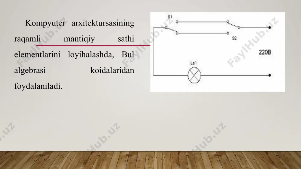 kompyuterning elementlari hisoblangan raqamli sxemalari - Page 5