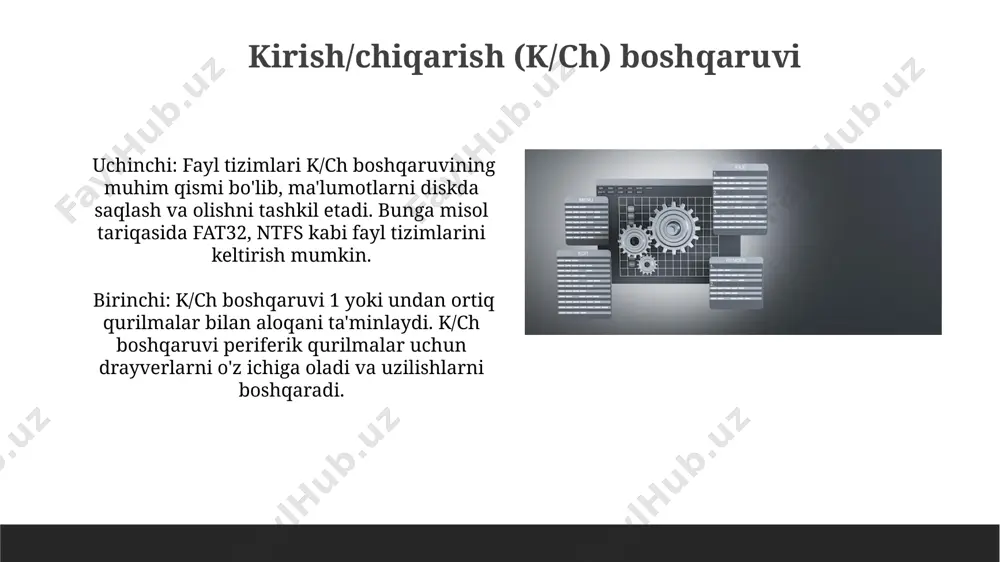 operatsion tizimlarning umumiy xarakteristikalari - Page 5