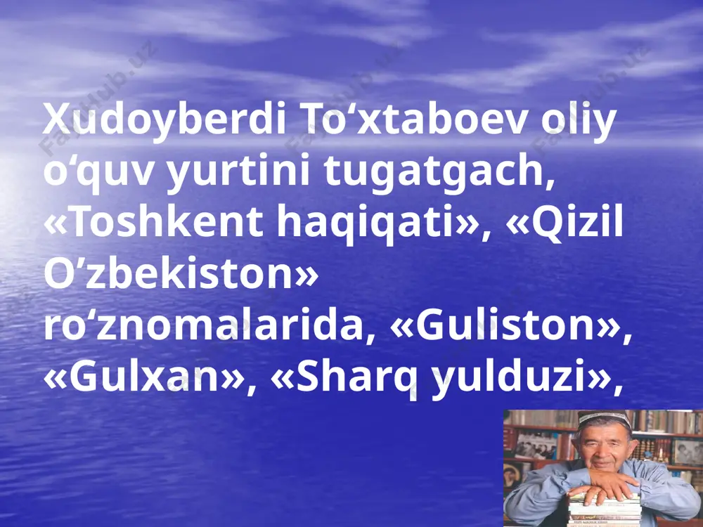 xudoyberdi to’xtaboyev haqida ma'lumotlar - Page 5